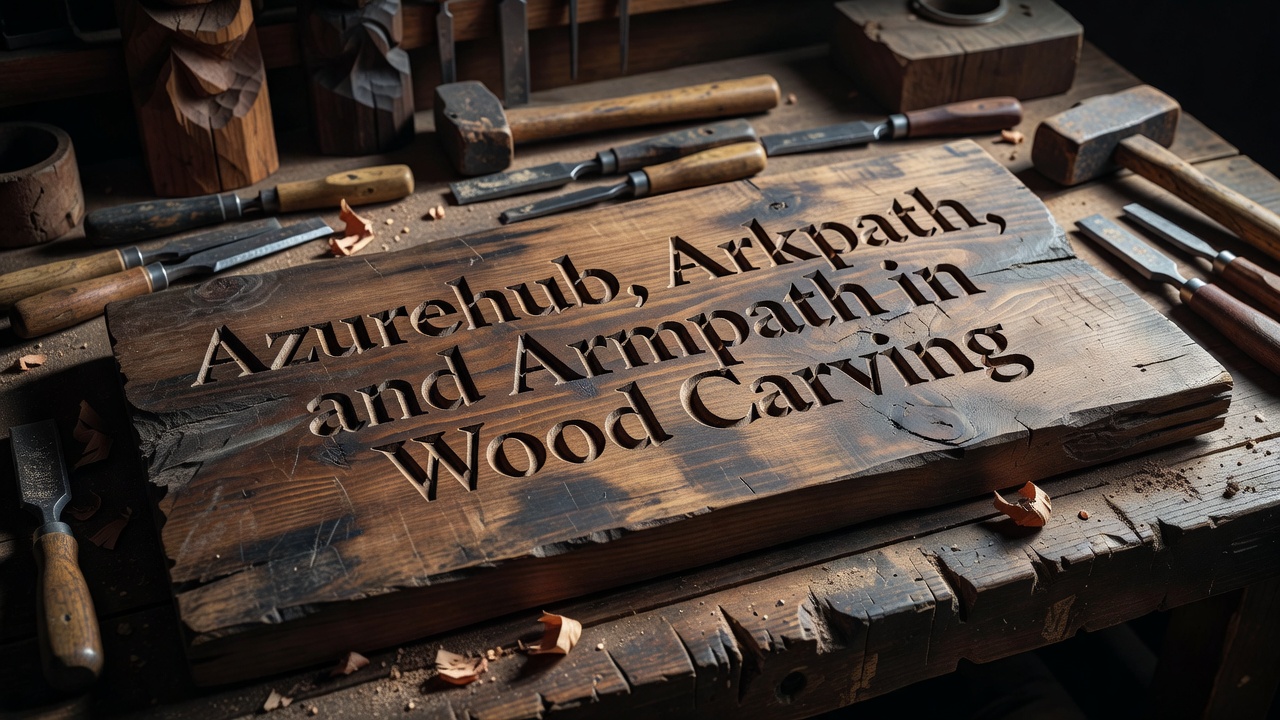 Azurehub, Arkpath, and Armpath in Wood Carving